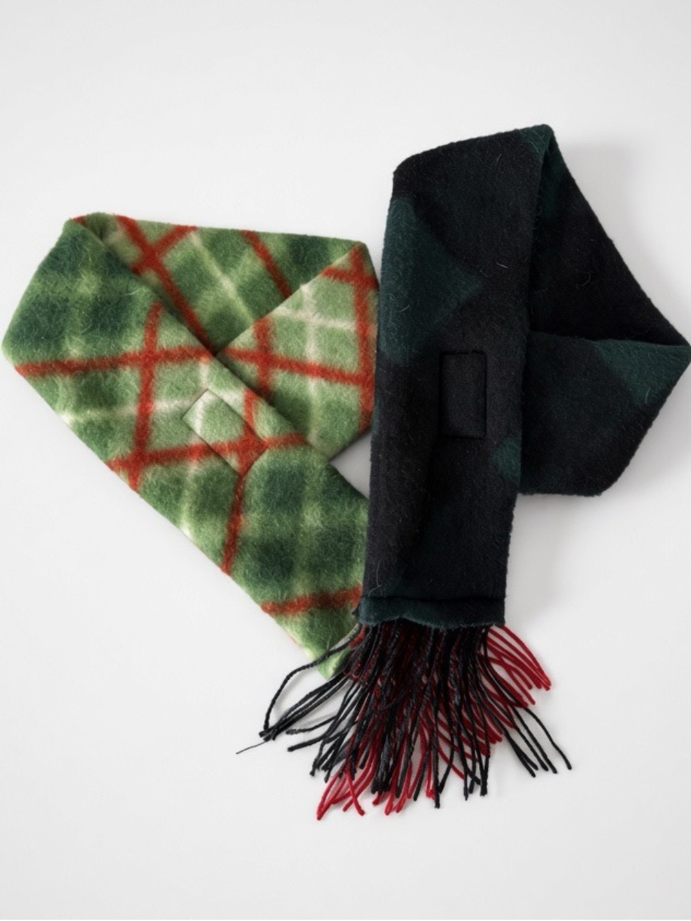 6/36$ or 10/50$

Dog: Plaid and Fringe Wool Scarves